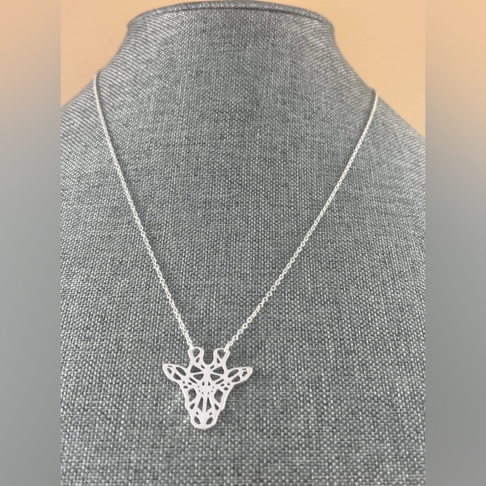 Cute Giraffe Deer Necklace 18 inches New